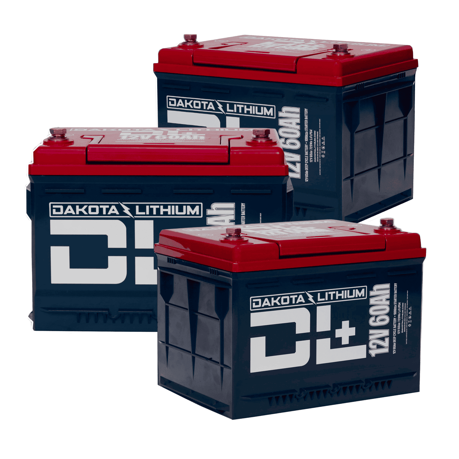 DL+ 36V 60Ah Deep Cycle Trolling Motor Battery Set