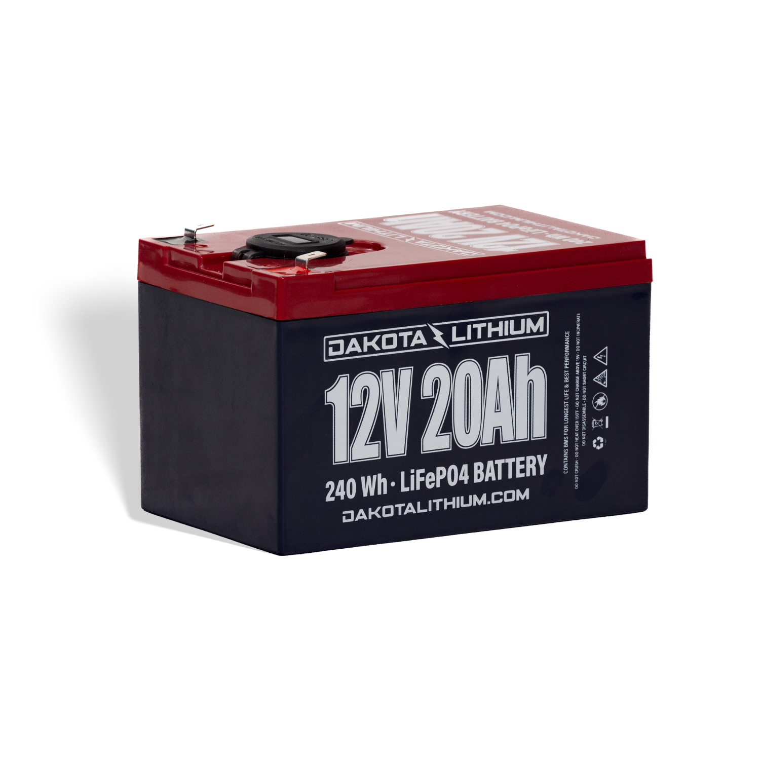 12V 20Ah USB Deep Cycle LiFePO4 Battery