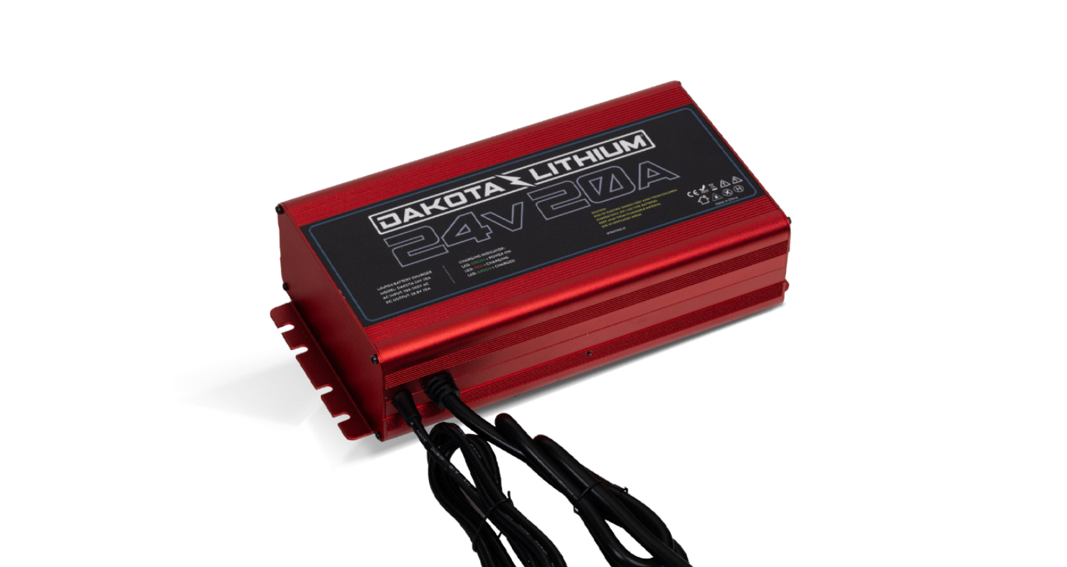 Ultra Fast 24V 20A Dakota Lithium LiFePO4 Battery Charger - Image 2