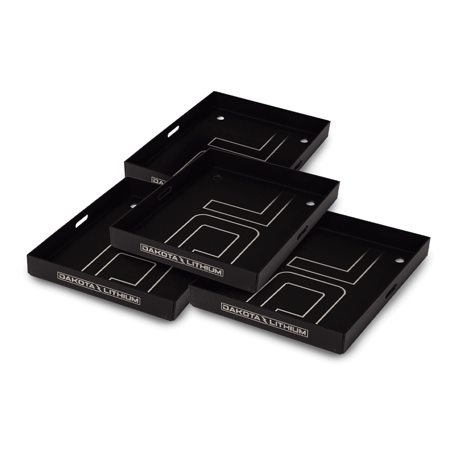 Marine Battery Trays for Dakota Lithium Batteries 4 Pack